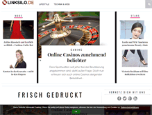 Tablet Screenshot of linksilo.de